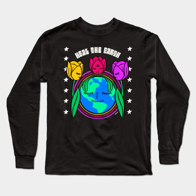 heal the earth Long Sleeve T-Shirt by ill_ustrations